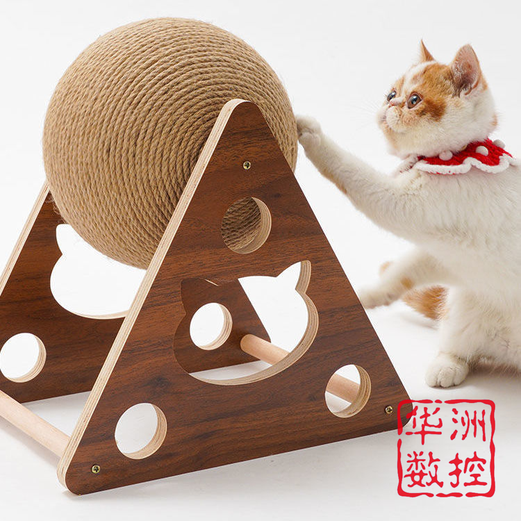 貓抓板瓦楞紙數控切割機_數控線鋸機_華洲數控發布